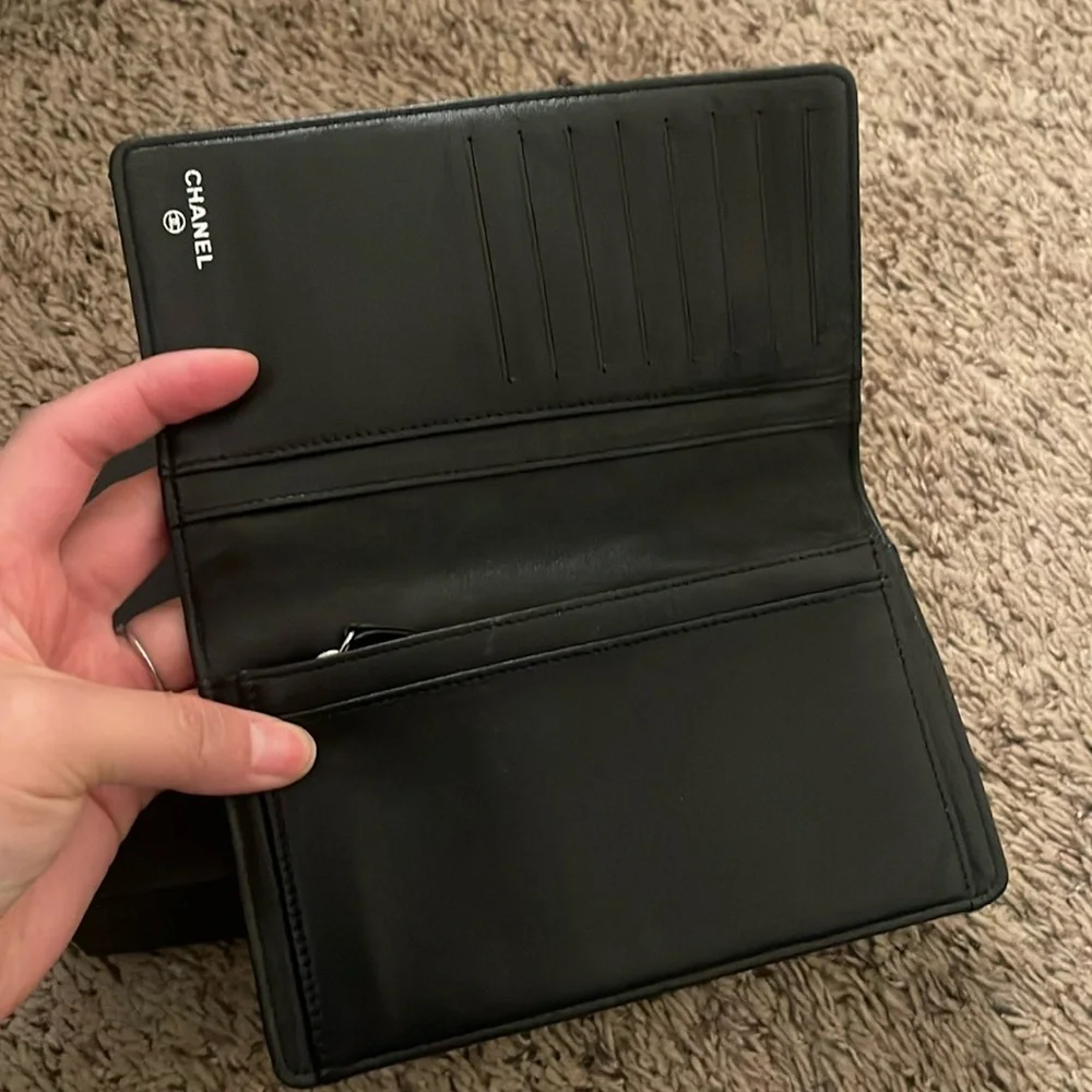 Chanel Black Patent Leather Wallet - Picture 9 of 13